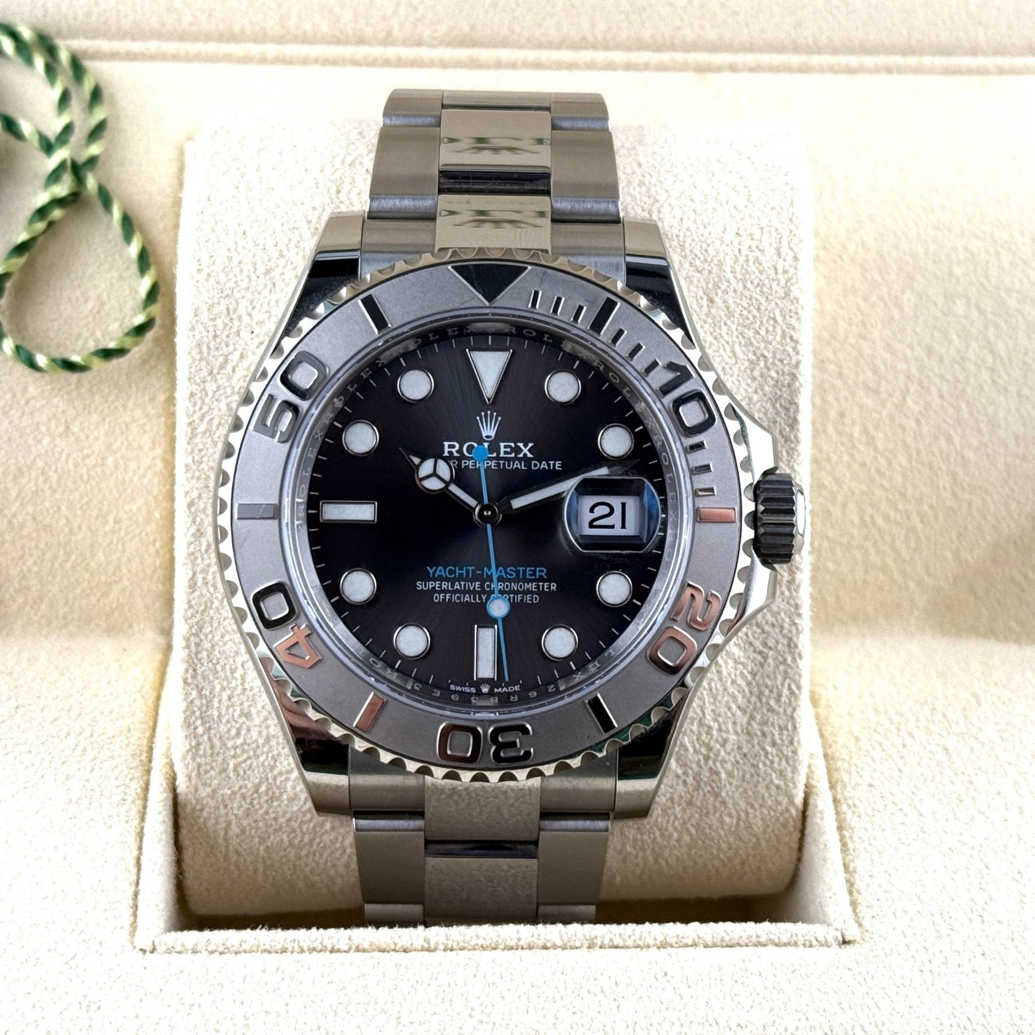 Rolex Yacht-Master 40 126622, dettaglio del quadrante