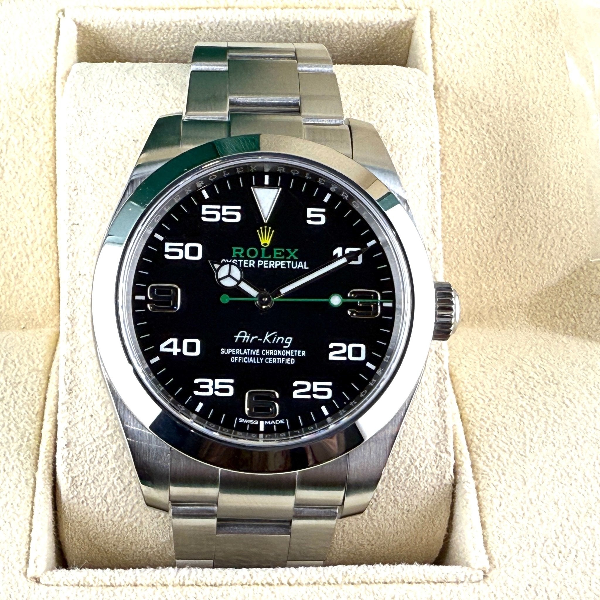Rolex Air-King 116900, dettaglio fotografico 2