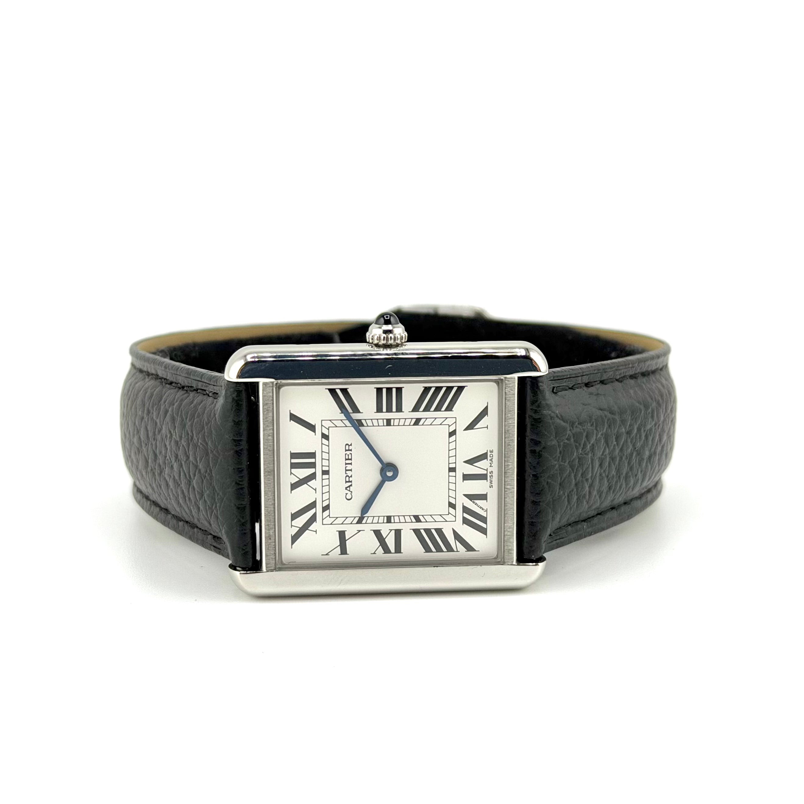 Cartier Tank Solo WSTA0028, dettaglio fotografico 1