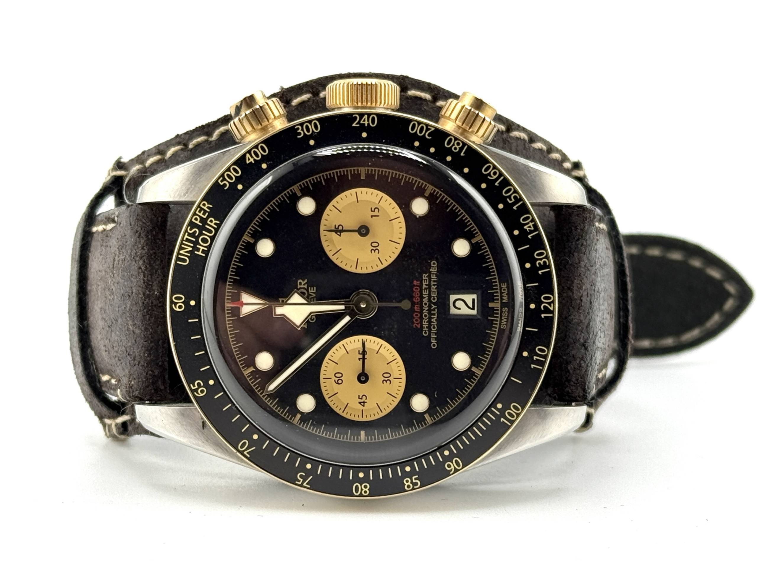 Tudor Black Bay Chrono S&G 79363N, dettaglio fotografico 1