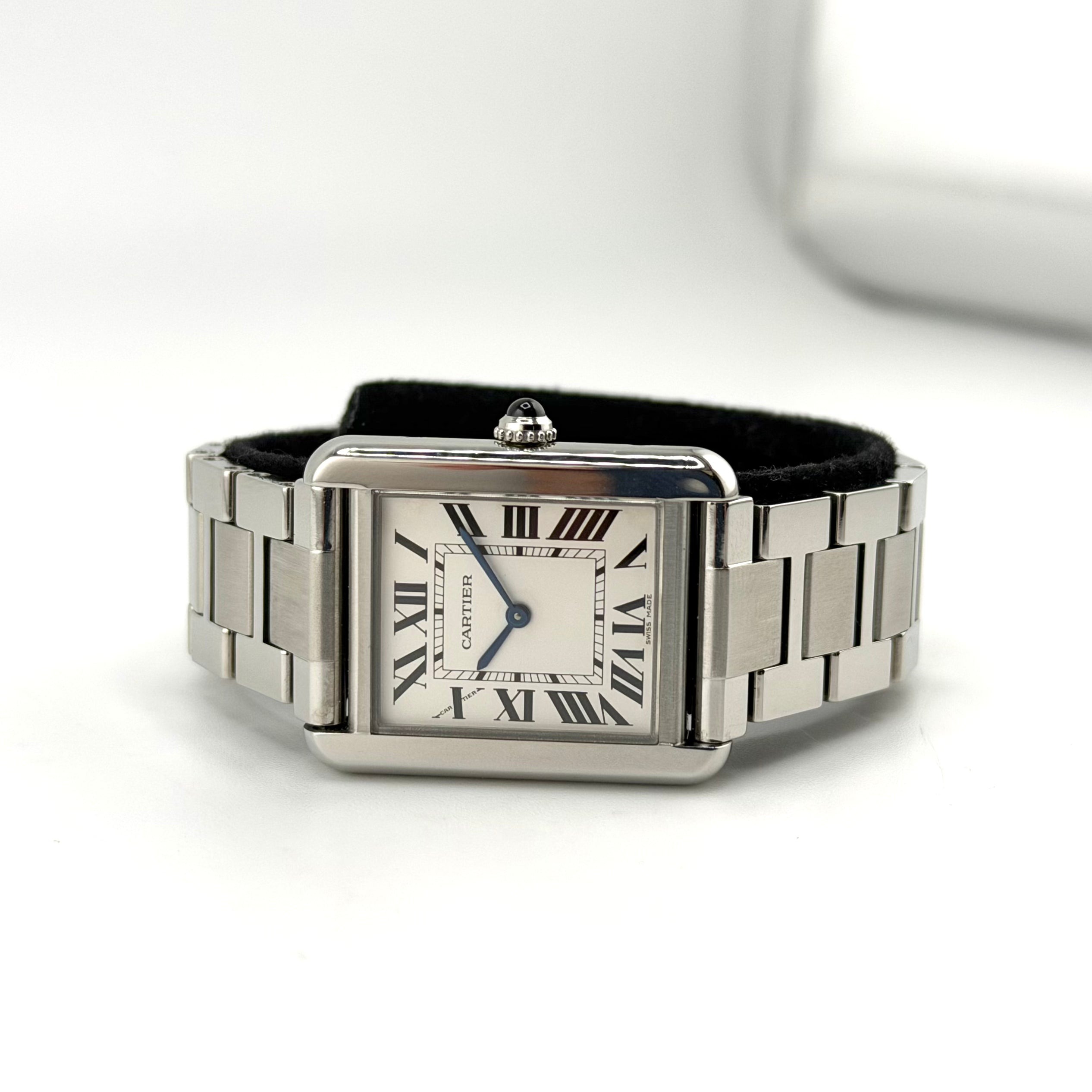 Cartier Tank Solo W5200013, dettaglio fotografico 1