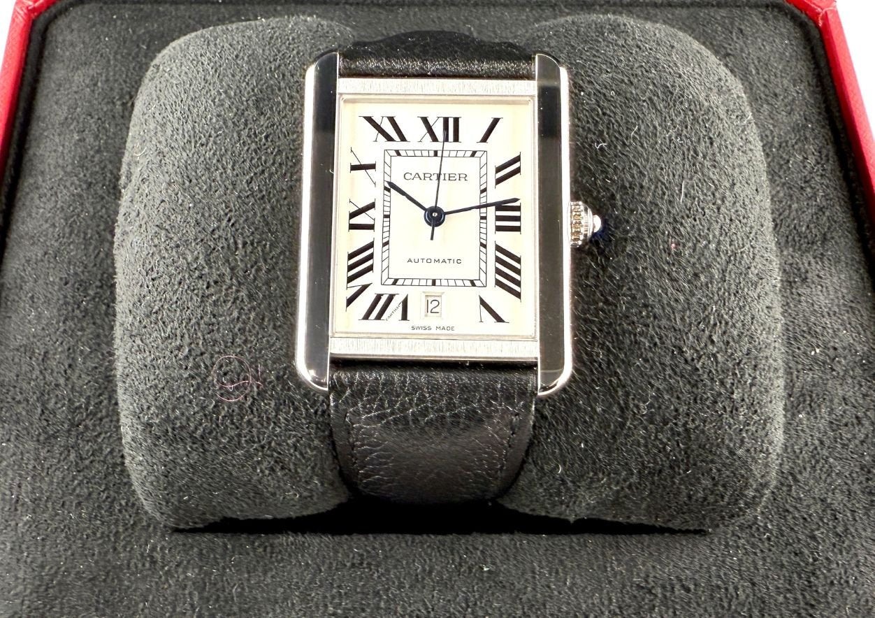 Cartier Tank Solo W5200027, dettaglio fotografico 2