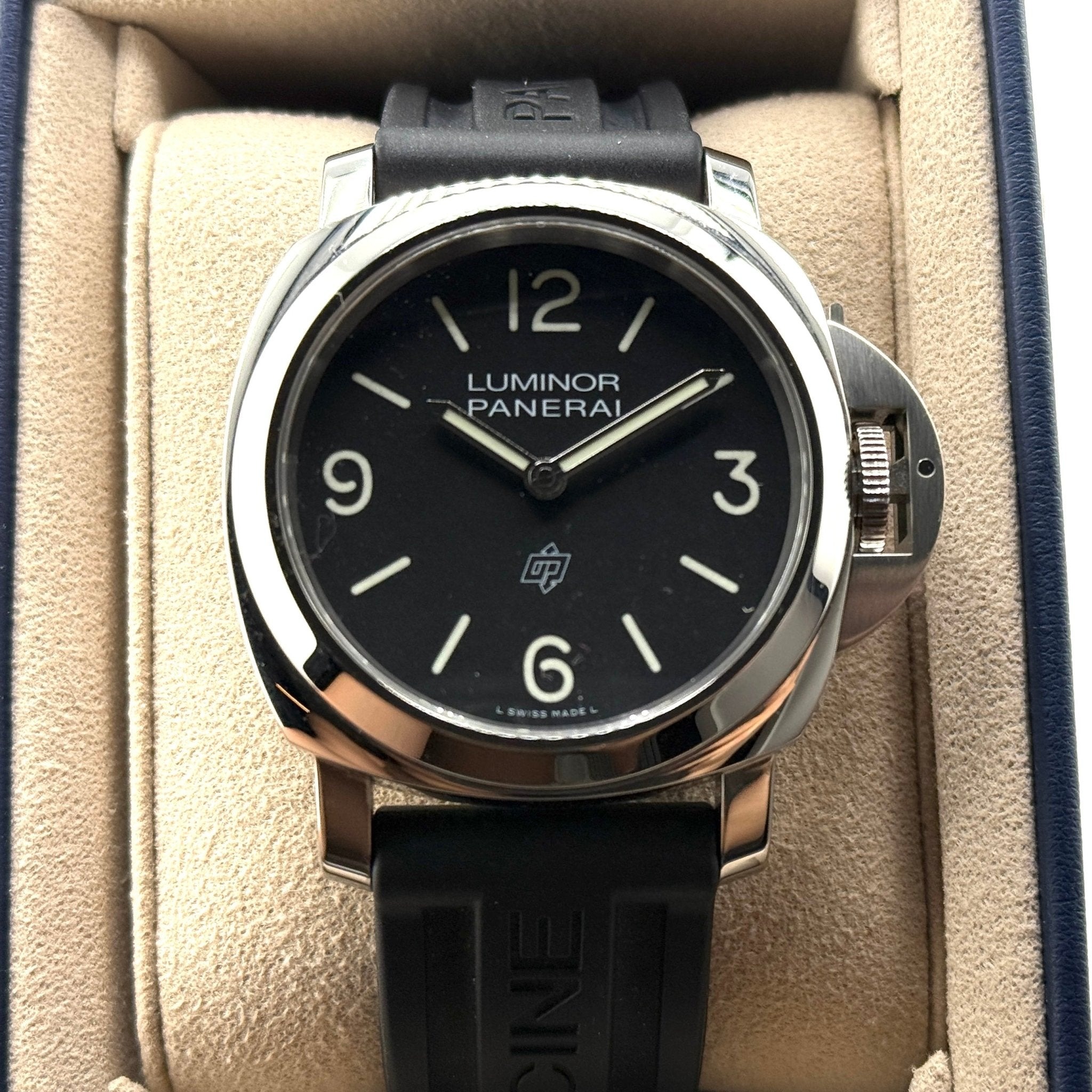 Panerai Luminor Base Logo PAM01086, dettaglio del quadrante