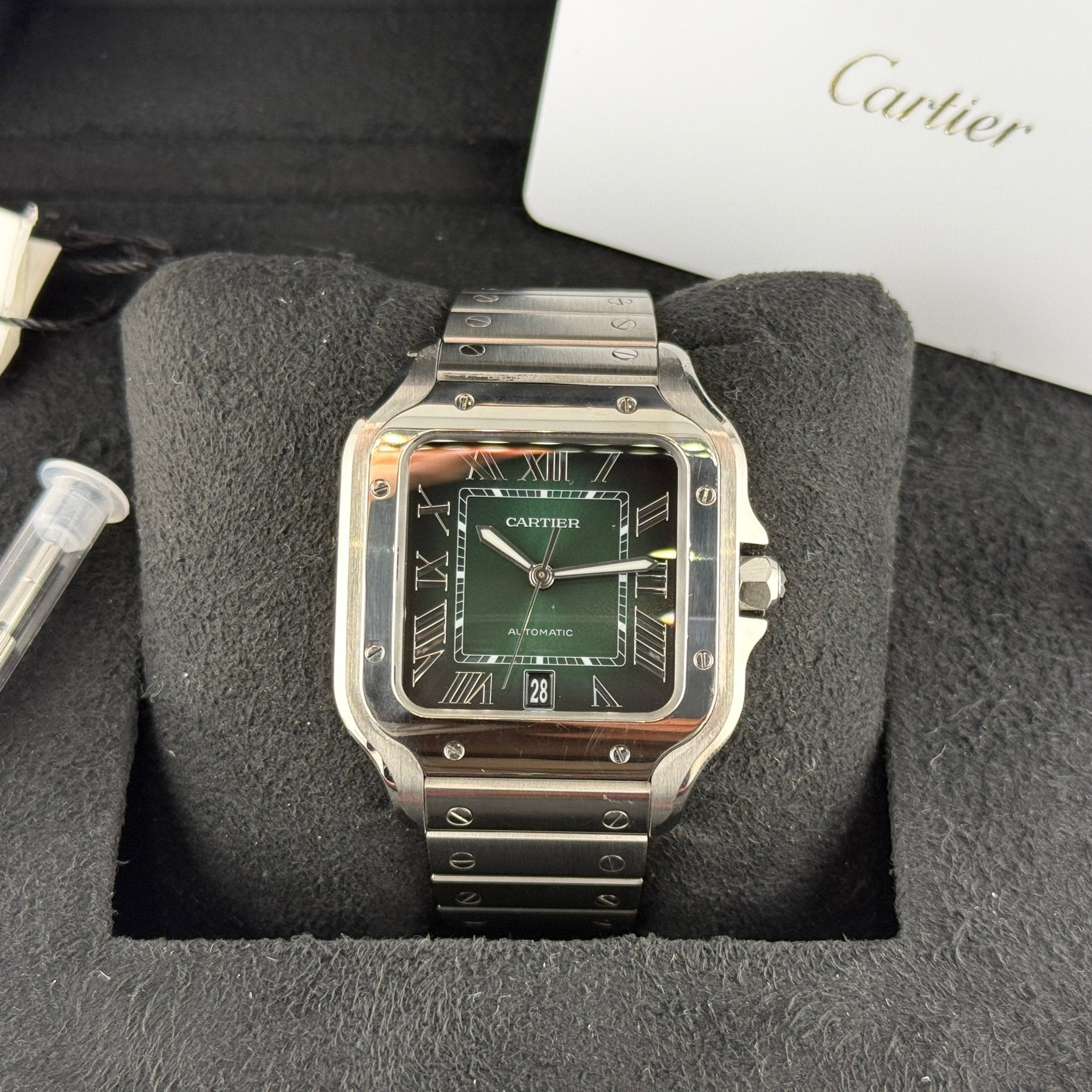 Cartier Santos de Cartier WSSA0062, dettaglio.