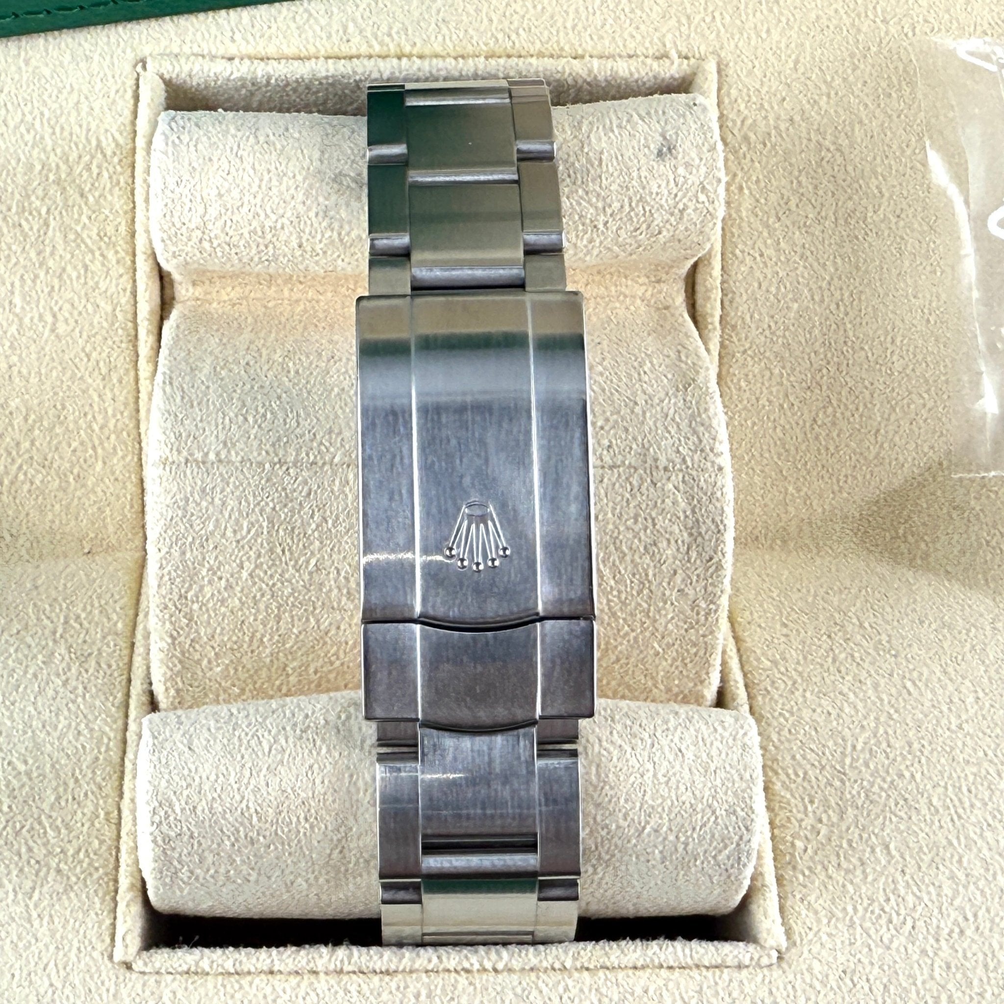 Rolex Air-King 116900, dettaglio della chiusura